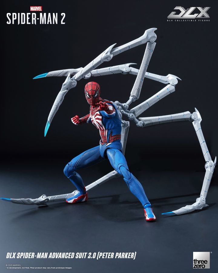 [Pre-Order] Marvel's Spider-Man 2: Spider-Man Advanced Suit 2.0 (Peter Parker) 1/12 DLX Collectible Figure